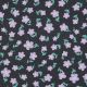 SWEAT MELANGE FLOWERS - INDIGO MELANGE