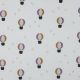 DOUBLE GAUZE HOT AIR BALLOONS - WHITE