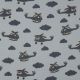 DOUBLE GAUZE HELICOPTERS - LIGHT BLUE
