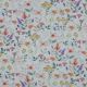 DOUBLE GAUZE DIGITAL FLOWERS - MULTICOLOUR