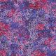 COTTON VOILE DIGITAL FLOWERS - PURPLE