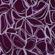 ROSELLA STRETCH ABSTRACT FLOWERS - PURPLE