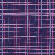 FINE POPLIN FLOWERS & CHECKS - NAVY