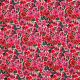 ROSELLA STRETCH DIGITAL FLOWERS - LIGHT PINK / PETROL