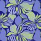 LENZING ECOVERO FLOWERS - COBALT