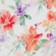 LENZING ECOVERO DIGITAL FLOWERS - WHITE