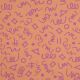FINE POPLIN GEOMETRICS - PEACH/ PURPLE
