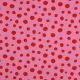 FINE POPLIN GEOMETRICS - RED/ PINK