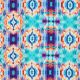 RADIANCE DIGITAL IKAT - AQUA
