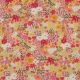 DOUBLE GAUZE DIGITAL FLOWERS - PEACH