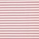 FRENCH TERRY YARN DYED STRIPES - DARK ROSE