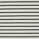 COTTON TOWELING YARN DYED STRIPES - ECRU / DARK BLUE