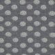 DOUBLE GAUZE JACQUARD SMILEY - NAVY / ECRU