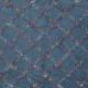 FAUX FUR WITH TULE MULTI COLOUR - BLUE SHADOW
