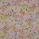 VISCOSE DOBBY DIGITAL FLOWERS - WHITE
