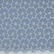 COTTON EMBROIDERY 2-SIDE BORDER - BLUE SHADOW