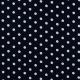 POPLIN DOTS - NAVY