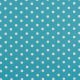 POPLIN DOTS - TURQUOISE