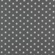 POPLIN DOTS - GREY