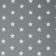 POPLIN STARS - GREY