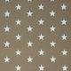 POPLIN STARS - TAUPE
