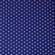 POPLIN PETIT STARS - COBALT
