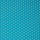 POPLIN PETIT STARS - TURQUOISE