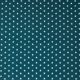 POPLIN PETIT STARS - PETROL