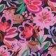 COTTON SATIN DIGITAL FLOWERS - NAVY