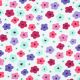 FRENCH TERRY ABSTRACT FLOWERS - OFF-WHITE
