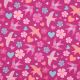FLANNEL BIRDS - FUCHSIA