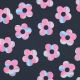 SOFTSHELL DIGITAL FLOWERS - NAVY