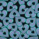JERSEY HEARTS - BLACK