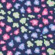 JERSEY GLITTER ANIMAL SKIN - NAVY