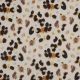 LINEN VISCOSE CRÊPE DIGITAL ANIMAL SKIN - SAND