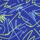 JERSEY NEON ABSTRACT - COBALT