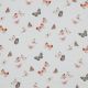 DOUBLE GAUZE DIGITAL BUTTERFLIES - WHITE