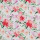DOUBLE GAUZE DIGITAL FLOWERS - PINK