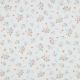 DOUBLE GAUZE GOTS FLOWERS - WHITE