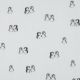 DOUBLE GAUZE GOTS DIGITAL ANIMALS - WHITE