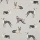 CANVAS DIGITAL DOGS - ECRU