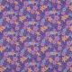 FINE POPLIN FLOWERS AND UNICORNS - LAVENDER