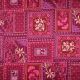COTTON SATIN PATCHWORK FLOWERS - FUCHSIA