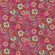 FINE POPLIN FLOWERS - FUCHSIA