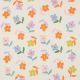 DOUBLE GAUZE FLOWERS - ECRU