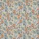 DOUBLE GAUZE DIGITAL FLOWERS - WHITE