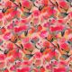LENZING ECOVERO DIGITAL FLOWERS - PEACH