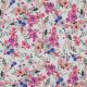 VISCOSE LUREX DIGITAL FLOWERS - WHITE