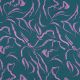 ROSELLA STRETCH ABSTRACT - PETROL