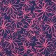 ROSELLA STRETCH FLOWERS - NAVY